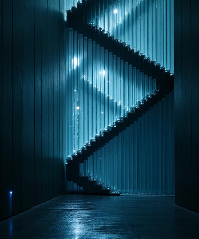 Abstract high-tech architecture